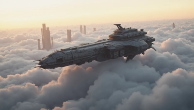 In The clouds