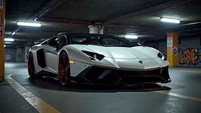 White Lambo