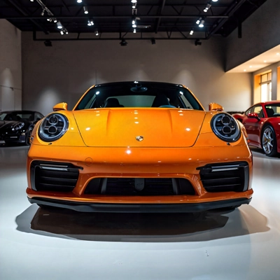 Colorful Porsches