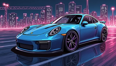Porsche Graphic Art